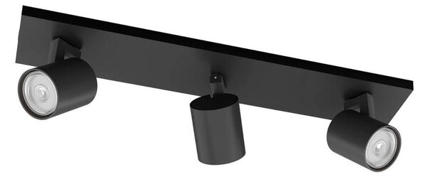 Philips - LED RGBW Димируемо точково осветително тяло RUNNER 3xGU10/6,5W/230V черно