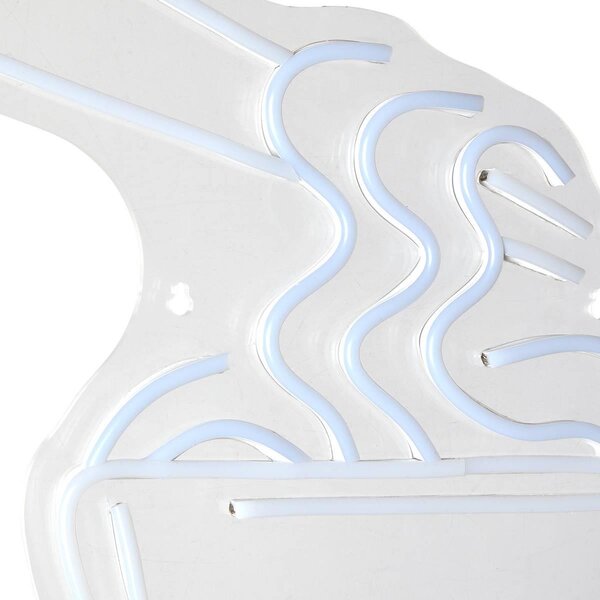 LED неонова лампа atmosphera Nippon Line, Купа с нудълс, Червена, 35 cm