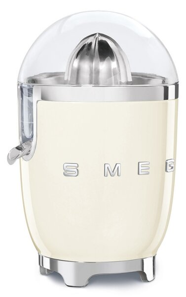 Електрическа цитрус преса Smeg CJF11CREU, 70 W, Антикапкова система, Противоплъзгаща се основа, Крема