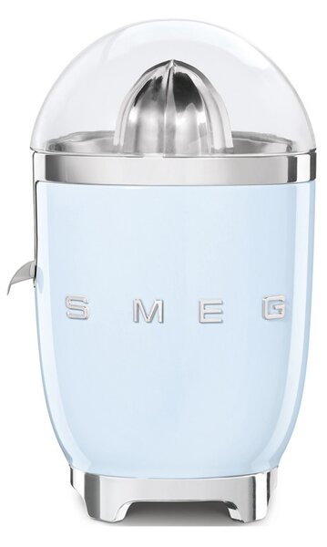Електрическа цитрус преса Smeg CJF11PBEU, 70 W, Антикапкова система, Противоплъзгаща се основа, Пастелно син
