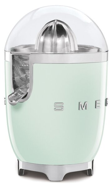 Електрическа цитрус преса Smeg CJF11PGEU, 70 W, Антикапкова система, Противоплъзгаща се основа, Пастелно зелен