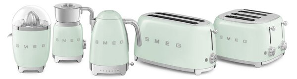 Електрическа цитрус преса Smeg CJF11PGEU, 70 W, Антикапкова система, Противоплъзгаща се основа, Пастелно зелен