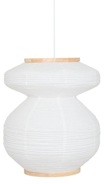 Висяща лампа atmosphera Nika, Хартия, Бяла, 45 cm