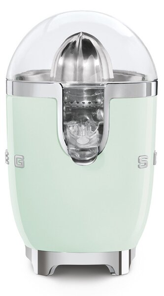 Електрическа цитрус преса Smeg CJF11PGEU, 70 W, Антикапкова система, Противоплъзгаща се основа, Пастелно зелен