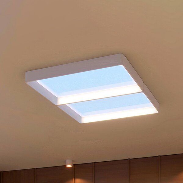 Philips таванна лампа SKYLIGHT VITA UP, 68x45 см, бяла, CCT, IP44, Затъмняване, Бял, Дневна/трапезария, Пластмаса, Модерен