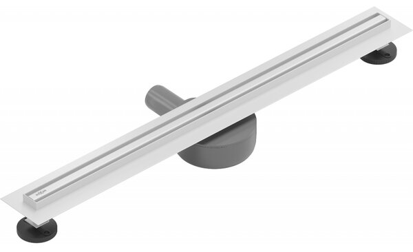 Mexen Flat 360° Slim линеен въртящ се сифон 60 см, бял - 1241060