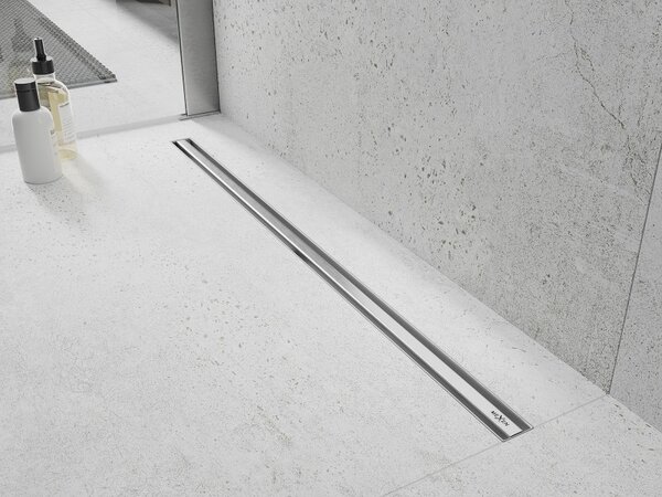 Mexen Flat 360° Slim въртящ се линеен сифон 60 см, инокс - 1041060