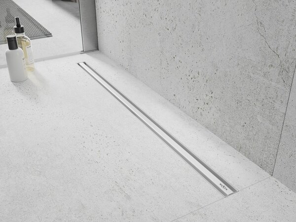 Mexen Flat 360° Slim линеен въртящ се сифон 60 см, бял - 1241060