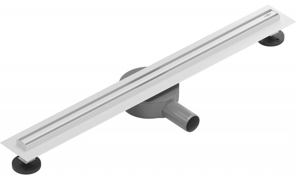 Mexen Flat 360° Slim линеен въртящ се сифон 60 см, бял - 1241060