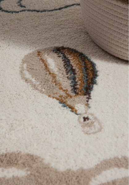 Кремав детски килим 120x170 cm Hot Air Balloon – Hanse Home