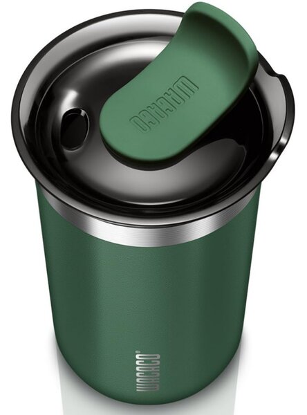 Термочаша Wacaco Octaroma Lungo Pomona Green, 300ml, Вакуумно изолирана, Двойни стени, Без BPA, Зелен