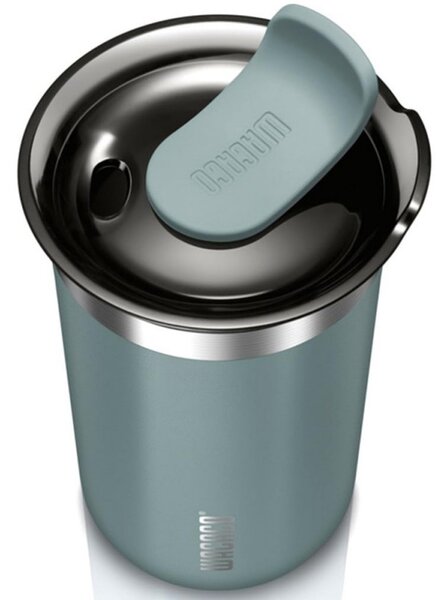 Термочаша Wacaco Octaroma Lungo Cadet Blue, 300ml, Вакуумно изолирана, Двойни стени, Без BPA, Син