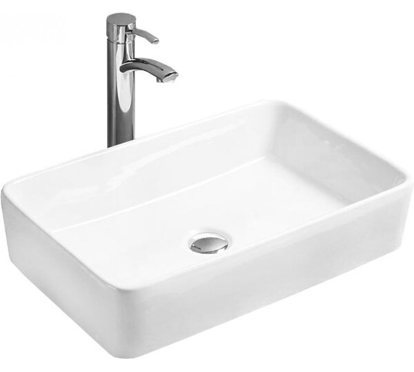 Mexen Catia декоративна мивка 58 x 37 см, бяла - 21315800