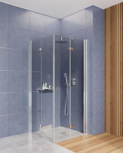 Душ система за вграждане THERM, с термостатен механизъм, хром