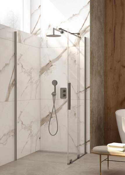 Душ система за вграждане THERM, с термостатен механизъм, титаний