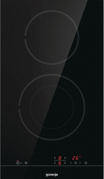 Плот за вграждане Gorenje ECT322BSC, 2900W, StopGo, Защита за деца, BoilControl, Таймер, Черен