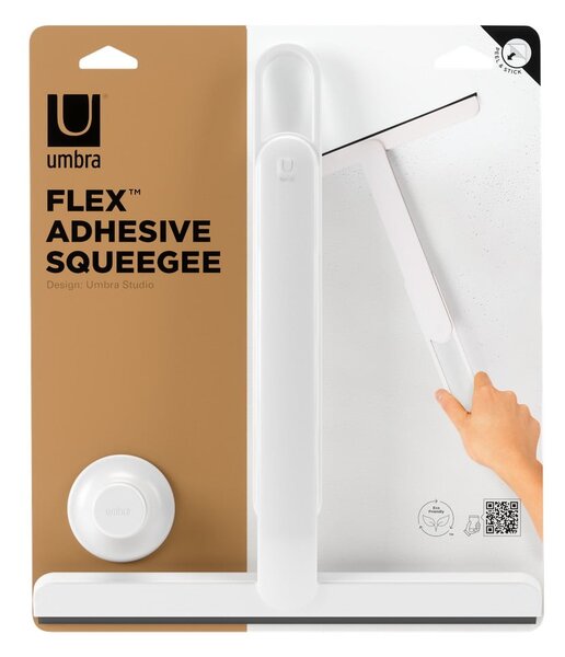 Бяла стъргалка с държач 40 cm Flex – Umbra