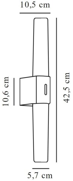 Nordlux - LED осветление за огледало в банята HELVA LED/9W/230V IP44