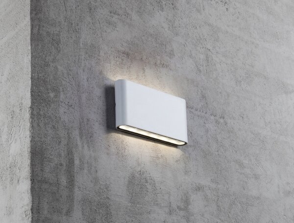Nordlux - LED външно стенно осветително тяло KINVER LED/8,5W/230V IP54 бяло