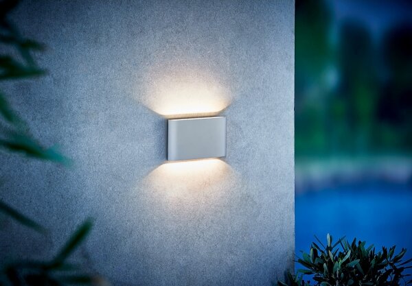 Nordlux - LED външно стенно осветително тяло KINVER LED/8,5W/230V IP54 бяло