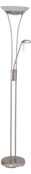 Brilliant - Димируема LED стояща лампа FINN 2xLED/13W/230V матов хром