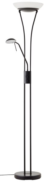 Brilliant - Димируема LED подова лампа FINN 2xLED/13W/230V черна