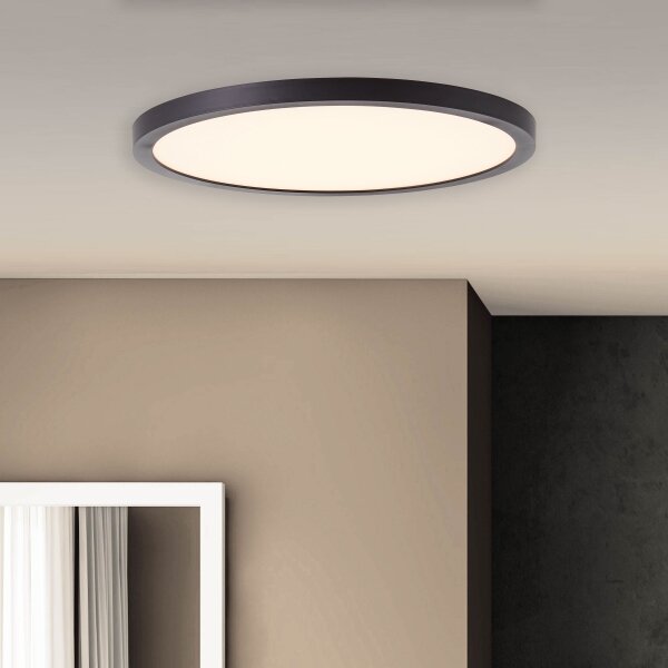 Brilliant - LED плафон TUCO LED/16W/230V Ø 25 см, черен