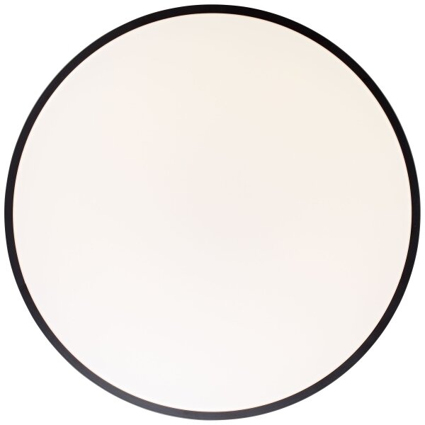 Brilliant - димируемо LED таванно осветително тяло SLIMLINE LED/60W/230V Ø 49 см, черно + дистанционно управление