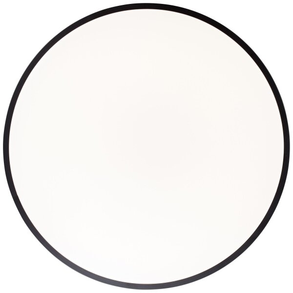 Brilliant - димируемо LED таванно осветително тяло SLIMLINE LED/60W/230V Ø 49 см, черно + дистанционно управление