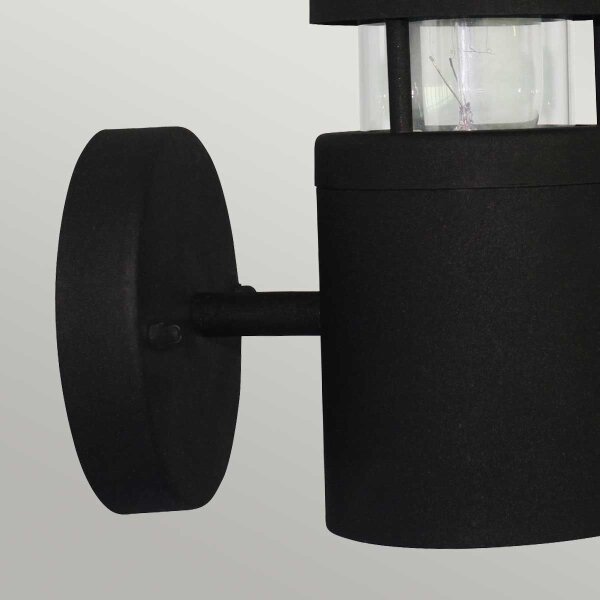 Elstead HORNBAEK-W1 - Външно стенно осветително тяло 1xE27/60W/230V IP44 черно