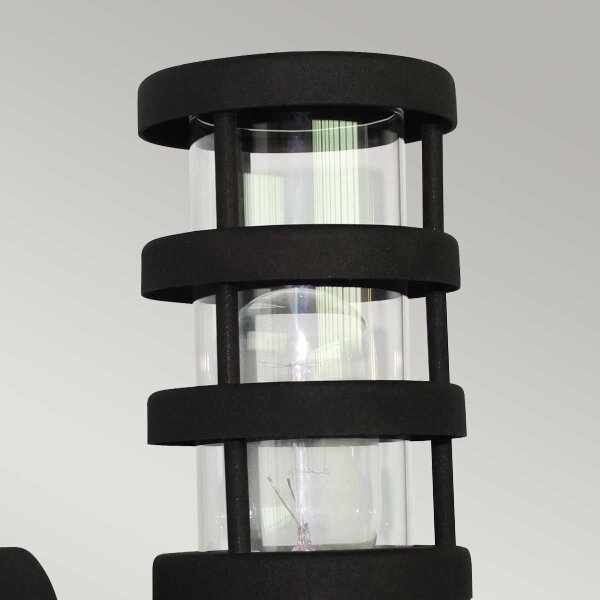 Elstead HORNBAEK-W1 - Външно стенно осветително тяло 1xE27/60W/230V IP44 черно