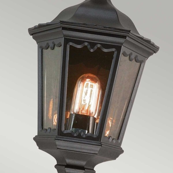 Elstead MD7-BLACK-Vъншно стенно осветително тяло MEDSTEAD 1xE27/60W/230V IP44 черно