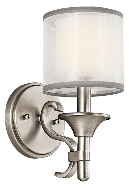 Kichler KL-LACEY1-AP - Стенно осветително тяло LACEY 1xE14/40W/230V матов хром