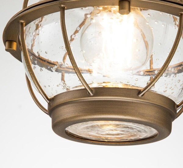 Kichler KL-BRIDGEPOINT8S-NBR - Външен полилей BRIDGEPOINT 1xE27/60W/230V IP44