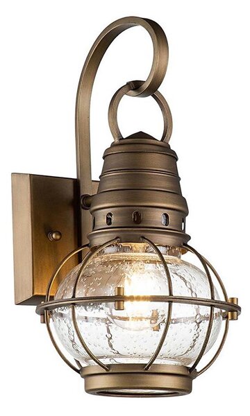Kichler KL-BRIDGEPOINT-S-NBR - Външно осветително тяло BRIDGEPOINT 1xE27/60W/230V IP44