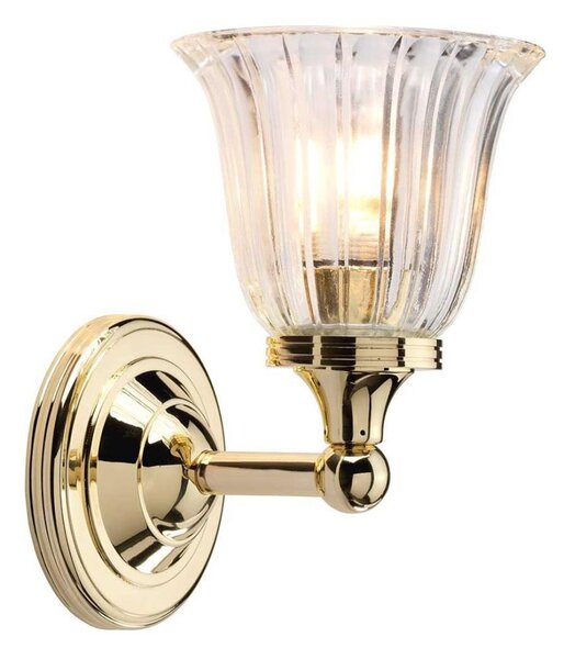 Elstead BATH-AUSTEN1-PB-LED Стенен осветител за баня AUSTEN 1xG9/3W/230V IP44, златист