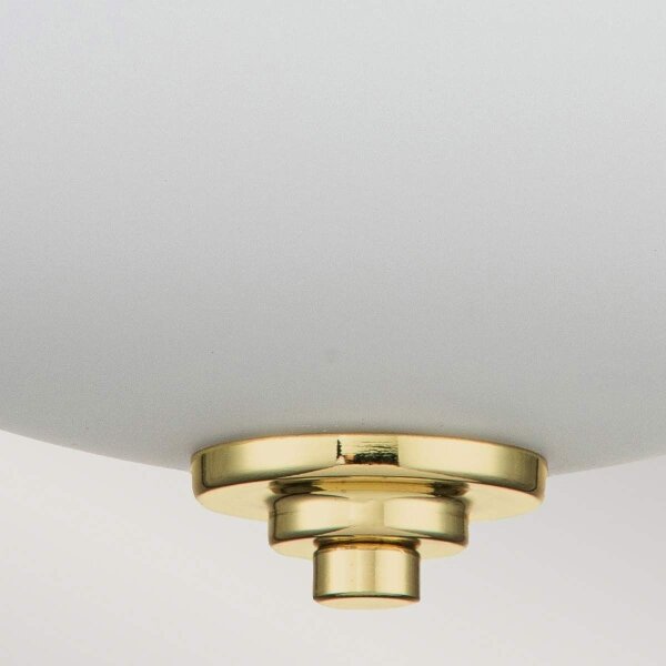 Feiss FE-MALIBU-F-BATH-PB - Плафон за баня MALIBU, 2xE27/60W/230V, IP44, златист