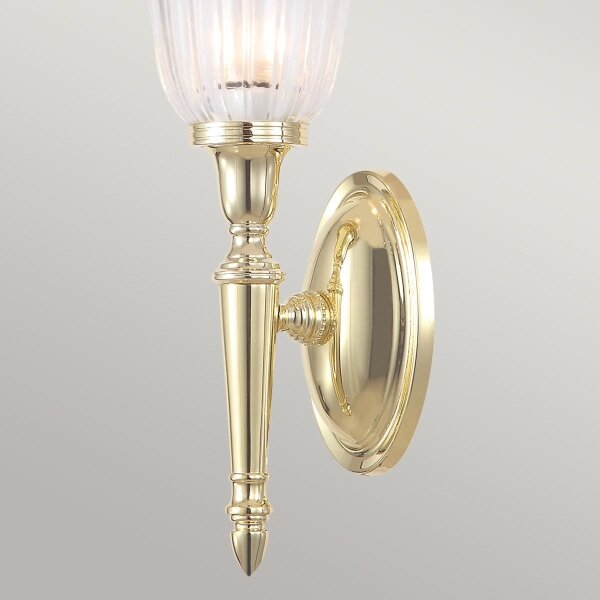Elstead BATH-DRYDEN1-PB-LED Стенно осветително тяло за баня DRYDEN 1xG9/3W/230V IP44 златисто