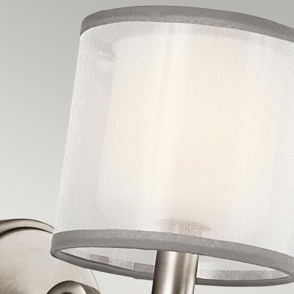 Kichler KL-LACEY1-AP - Стенно осветително тяло LACEY 1xE14/40W/230V матов хром