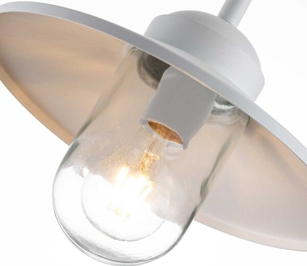 Elstead  KLAMPENBORG-WHT- Външно осветително тяло KLAMPENBORG 1xE27/60W/230V IP44 бяло