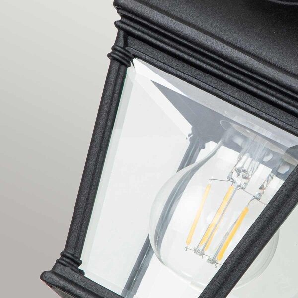 Elstead BAYVIEW-PORCH-BK - Външно таванно осветително тяло BAYVIEW 1xE27/60W/230V IP44