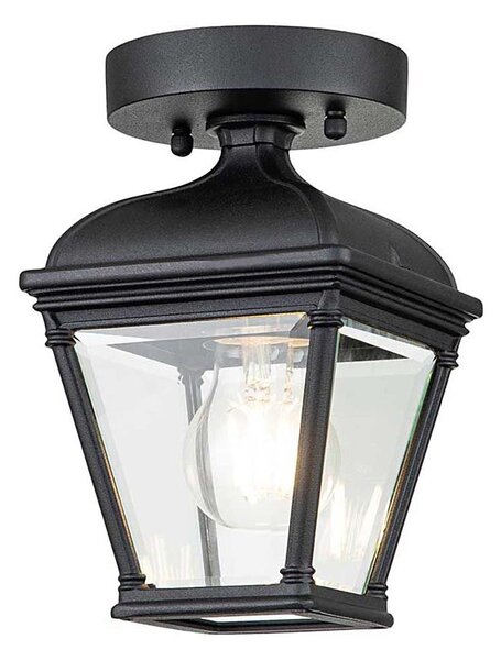 Elstead BAYVIEW-PORCH-BK - Външно таванно осветително тяло BAYVIEW 1xE27/60W/230V IP44