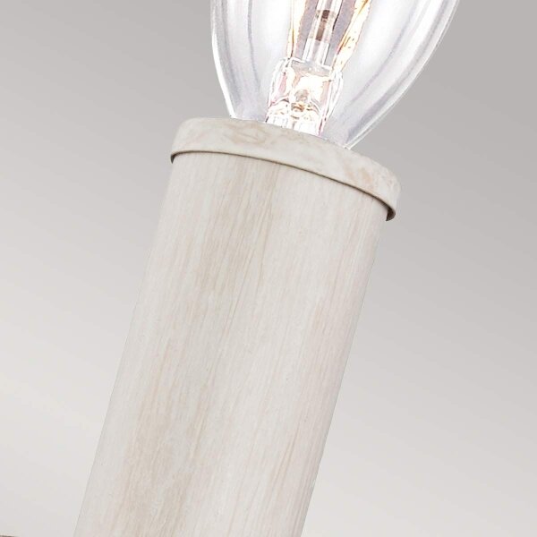 Feiss FE-HARTSVILLE1 - Настенно осветително тяло HARTSVILLE 1xE14/40W/230V бежово/кафяво