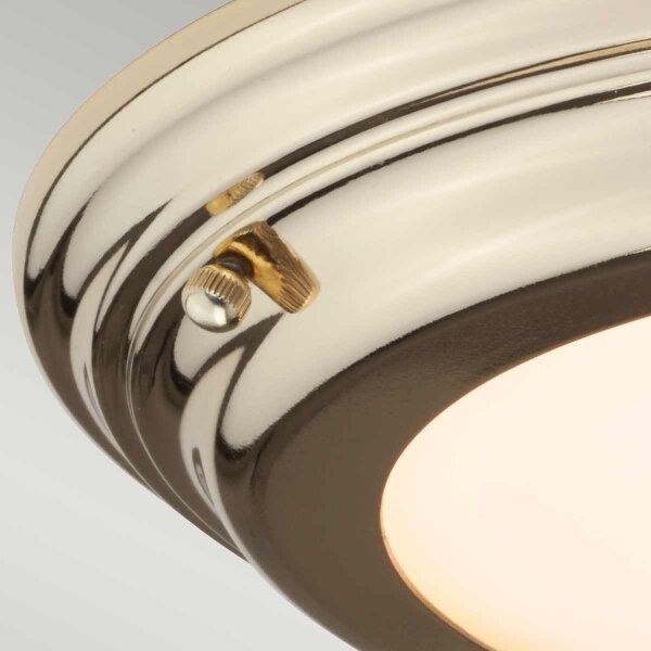 Elstead WELLAND-F-PB - LED таванно осветително тяло WELLAND LED/25W/230V 3000K златисто