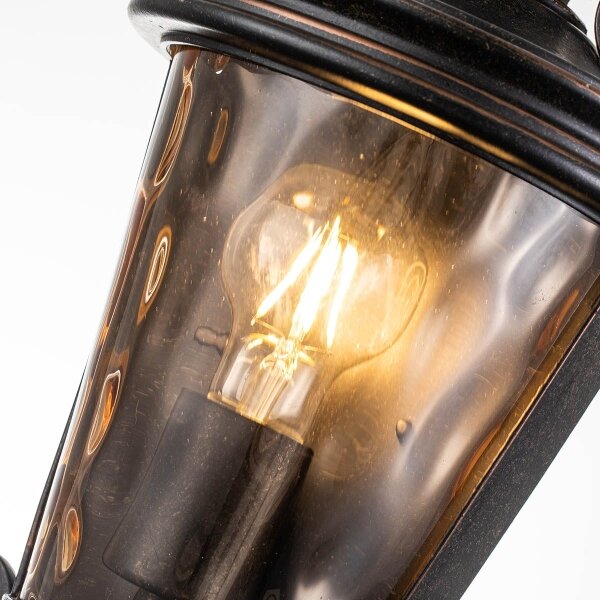Elstead BT7-M - Външно стенно осветително тяло BALTIMORE 1xE27/60W/230V IP44 бронзово