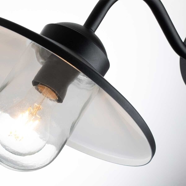 Elstead KLAMPENBORG-PIR-BK Външно осветително тяло с датчик KLAMPENBORG 1xE27/60W/230V IP44
