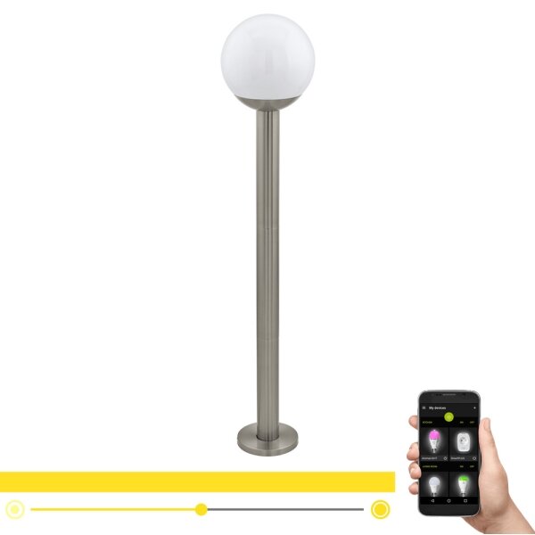 Eglo 97249 - Димируема външна LED лампа NISIA-C 1xE27/9W/230V 980 mm IP44