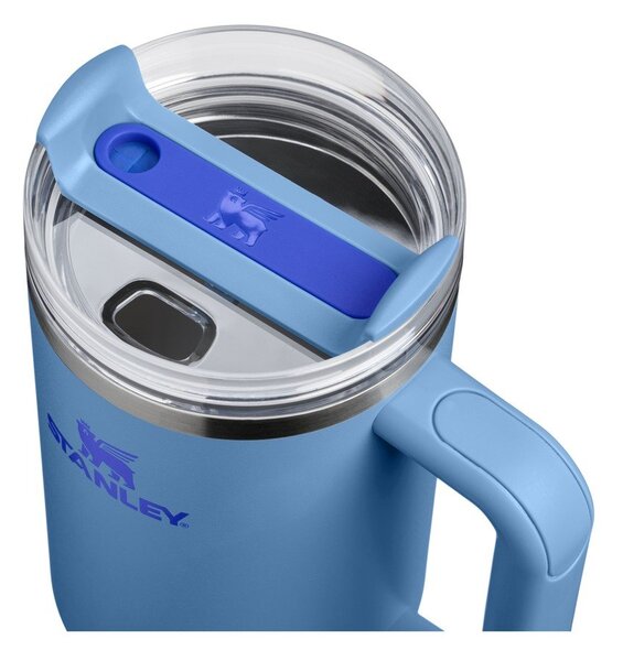 Син термос със сламка от неръждаема стомана 1,18 l Quencher H2.O FlowState™ Tumbler Blue Sky – Stanley