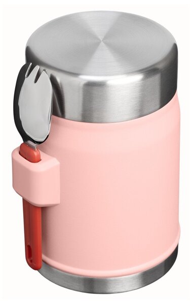 Термос за храна от неръждаема стомана в прасковен цвят 400 ml Legendary Food Jar + Spork Peach Rose – Stanley