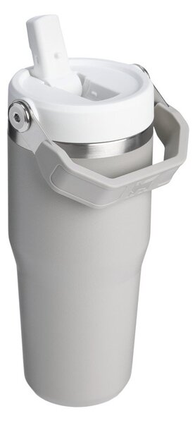 Светлосив термос от неръждаема стомана 410 ml IceFlow™ Flip Straw 2.0 Tumbler Ash – Stanley